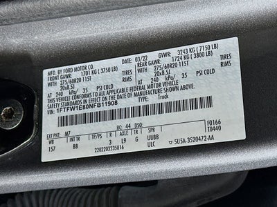 2022 Ford F-150 Platinum