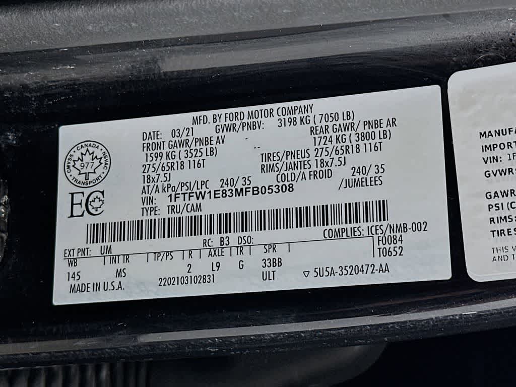 2021 Ford F-150 XLT