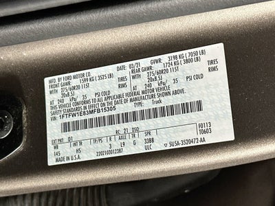 2021 Ford F-150 LARIAT
