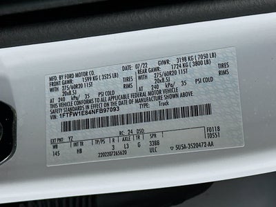 2022 Ford F-150 LARIAT
