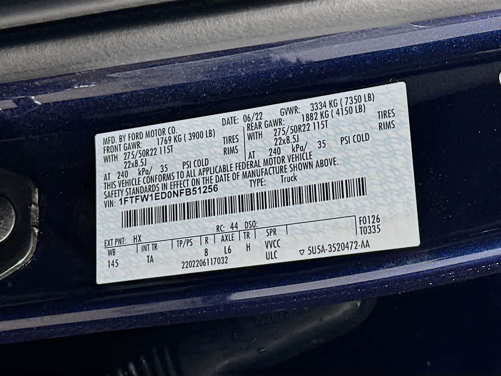 2022 Ford F-150 Limited