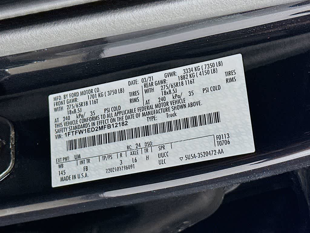 2021 Ford F-150 XLT