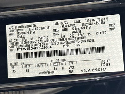 2023 Ford F-150 LARIAT