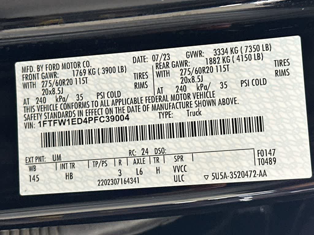 2023 Ford F-150 LARIAT