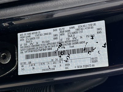 2022 Ford F-150 Platinum