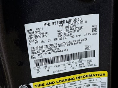 2014 Ford F-150 Lariat