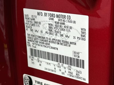 2012 Ford F-150 FX4