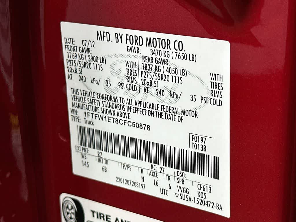2012 Ford F-150 FX4