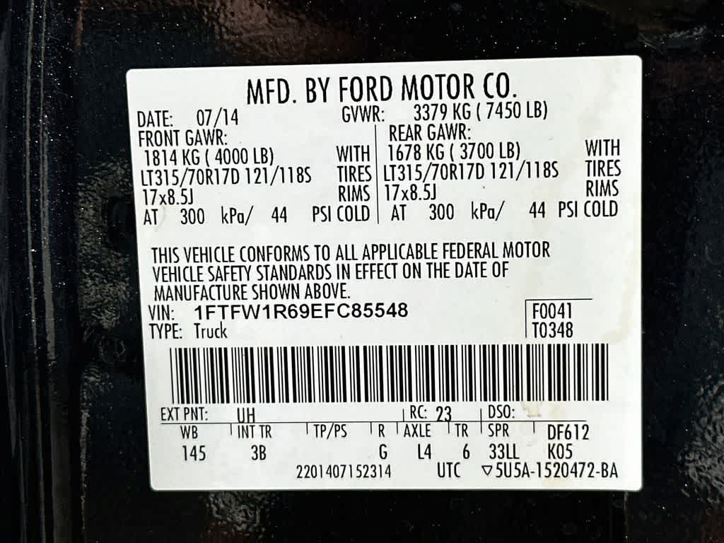 2014 Ford F-150 SVT Raptor