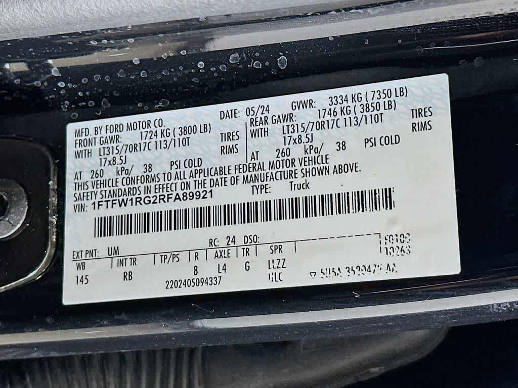 2024 Ford F-150 Raptor