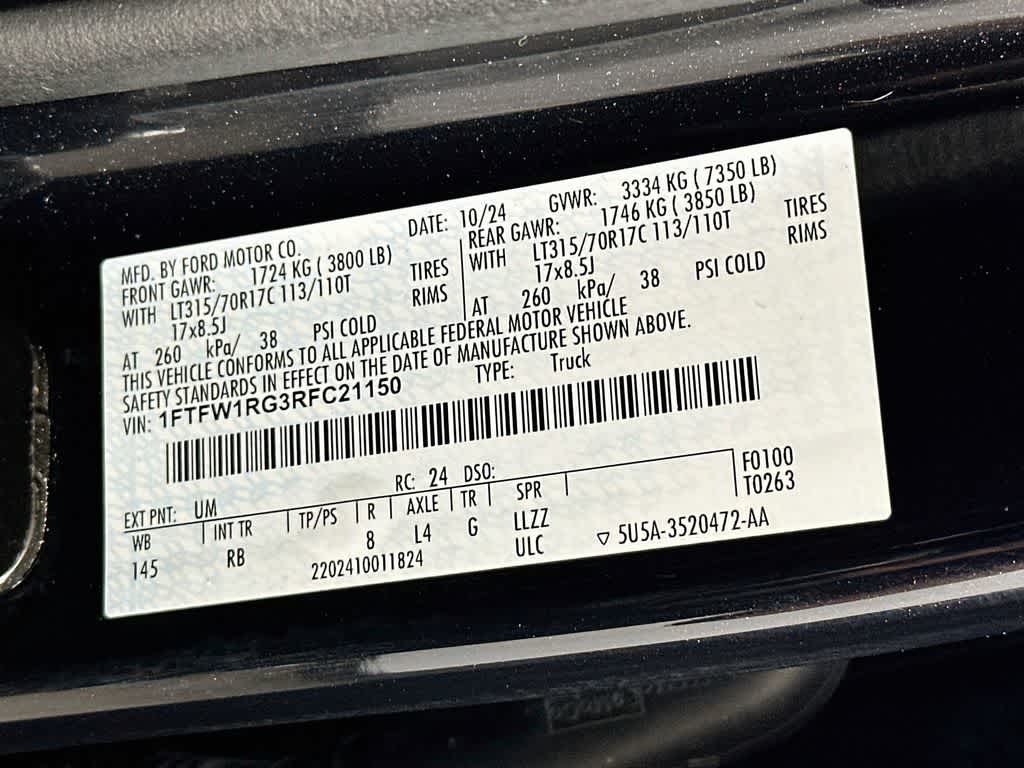 2024 Ford F-150 Raptor