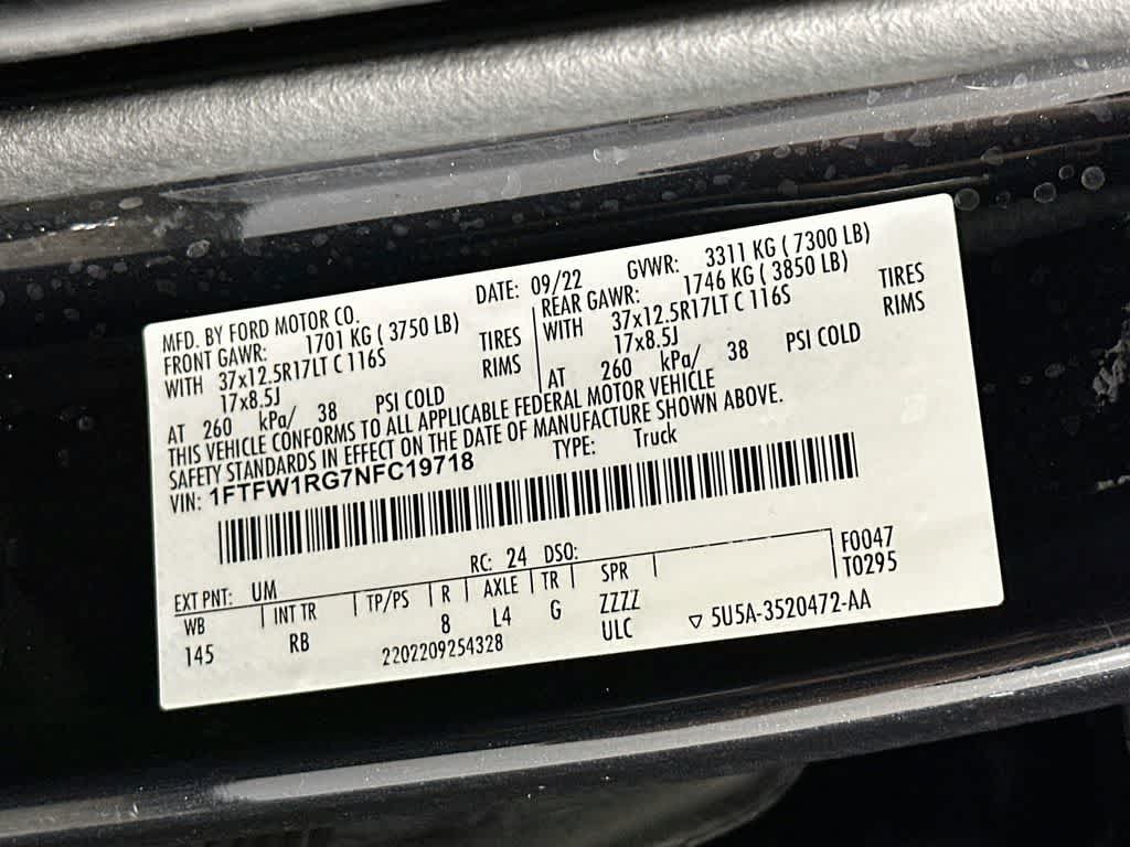 2022 Ford F-150 Raptor