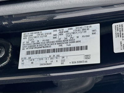 2022 Ford F-150 Raptor