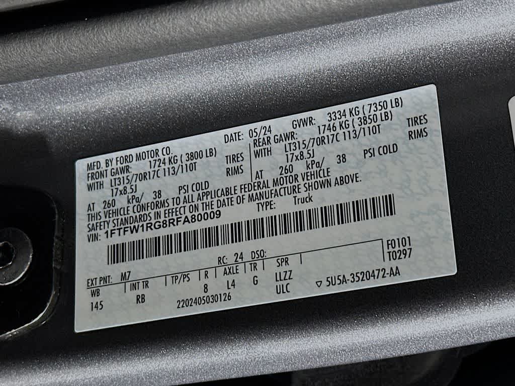 2024 Ford F-150 Raptor