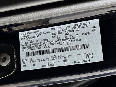 2025 Ford F-150 Tremor