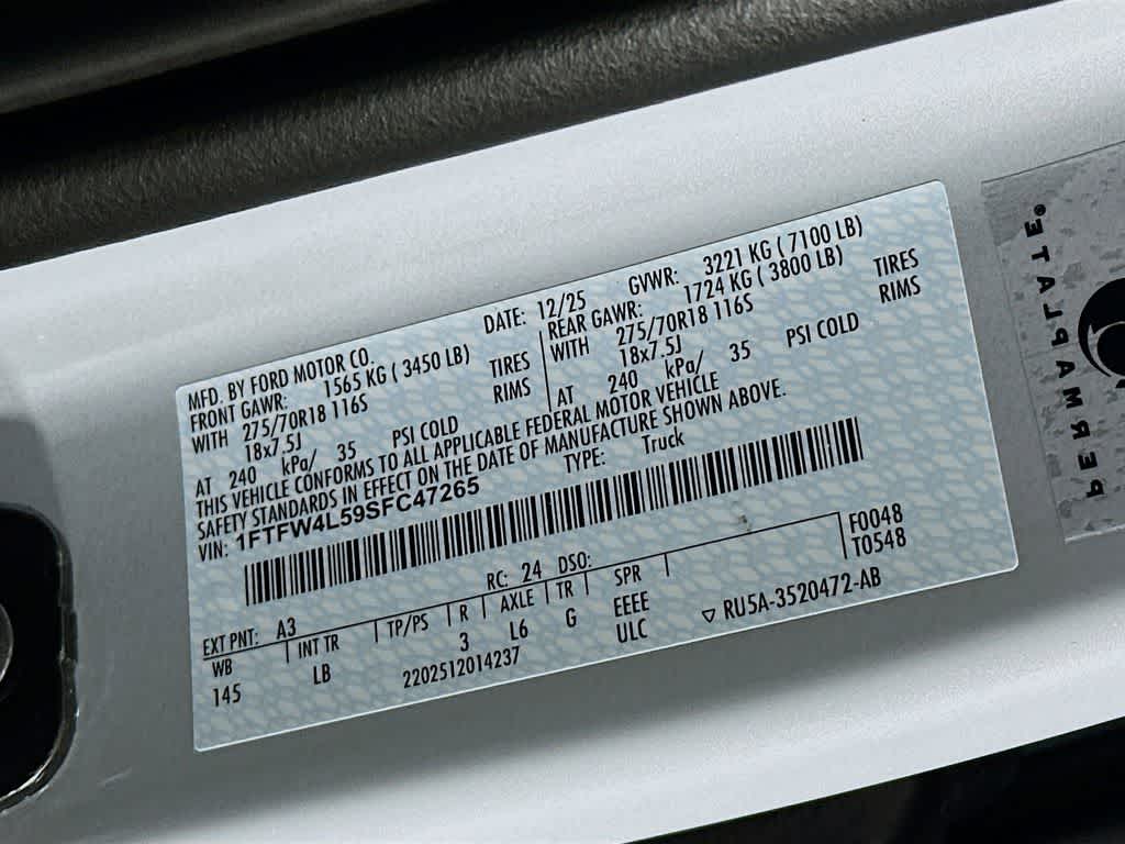 2025 Ford F-150 Tremor