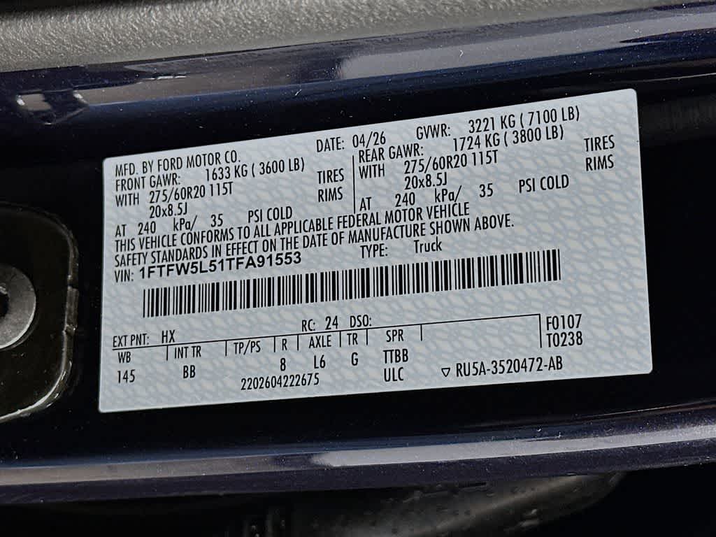 2026 Ford F-150 LARIAT