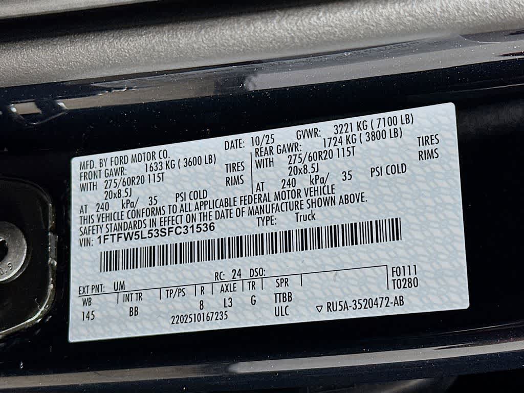 2025 Ford F-150 Lariat®