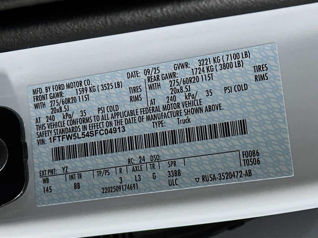 2025 Ford F-150 LARIAT