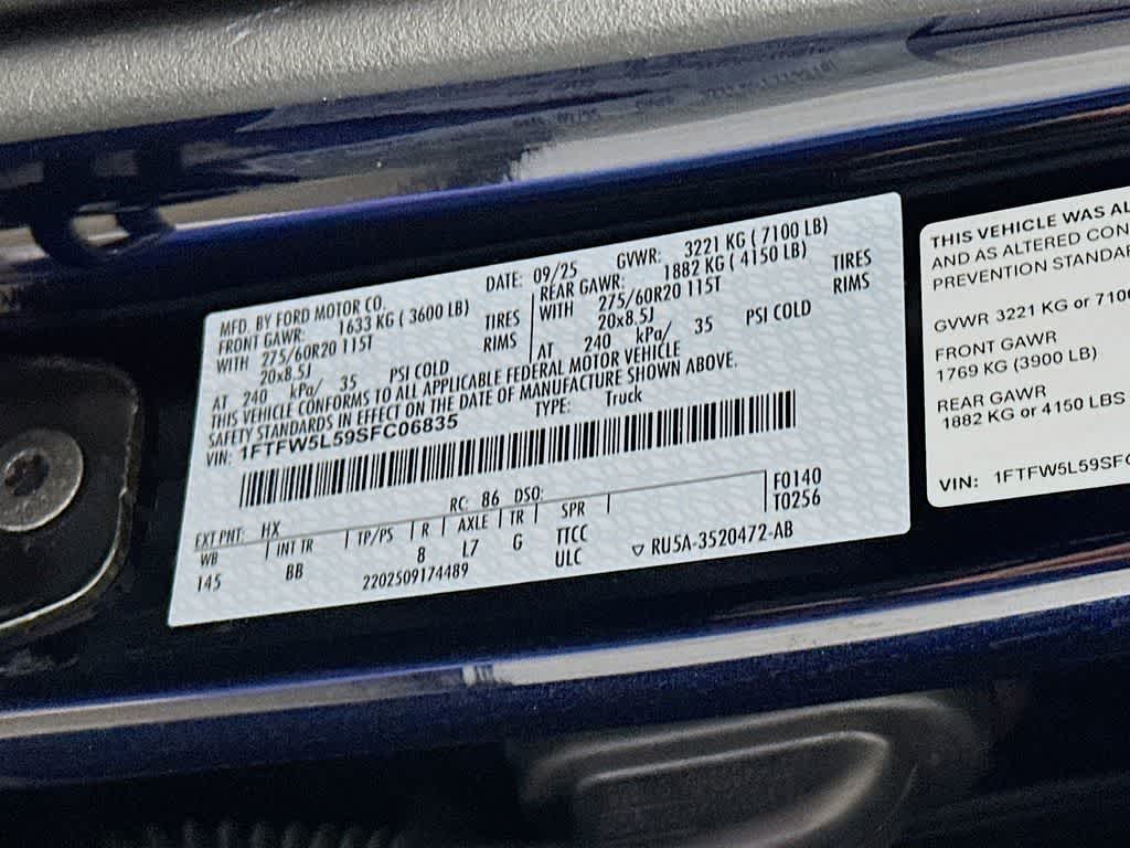 2025 Ford F-150 LARIAT