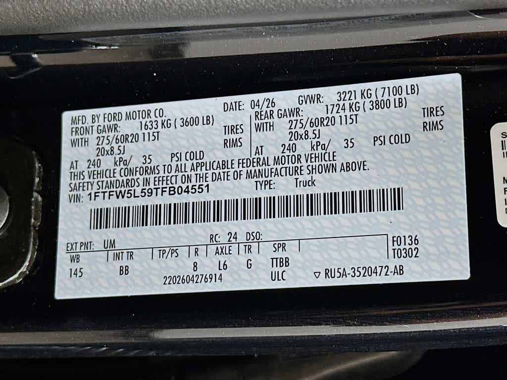 2026 Ford F-150 LARIAT