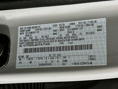 2026 Ford F-150 Lariat®