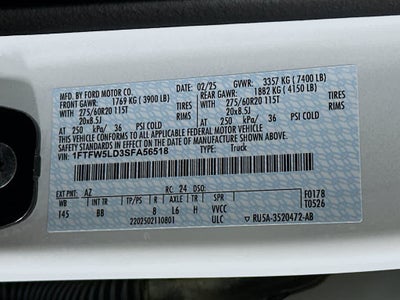 2025 Ford F-150 LARIAT