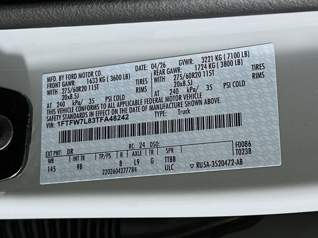 2026 Ford F-150 Platinum
