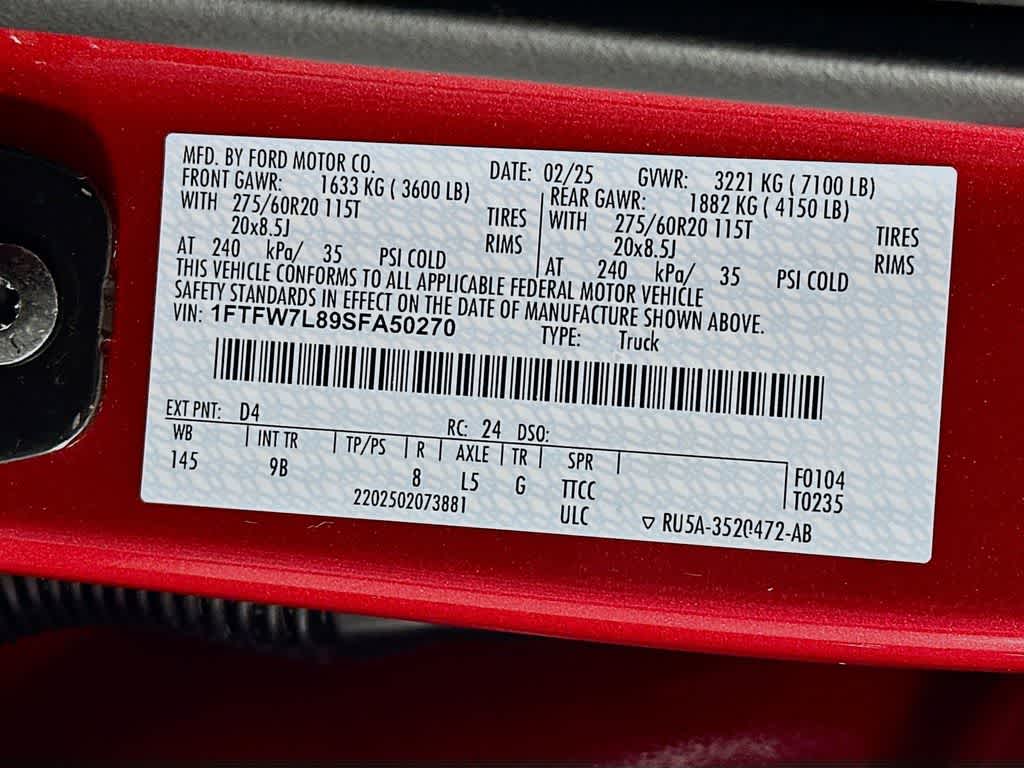 2025 Ford F-150 Platinum