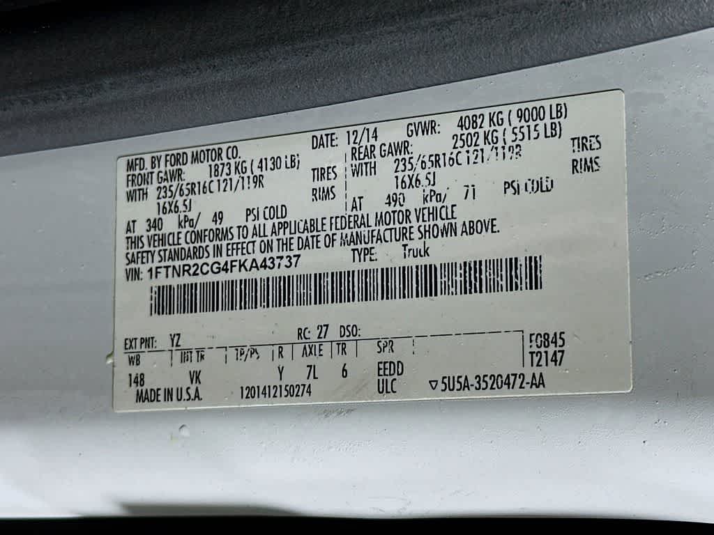 2015 Ford Transit Base