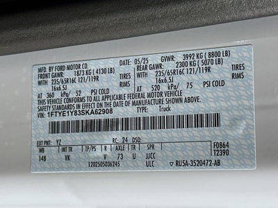 2025 Ford Transit Cargo Van