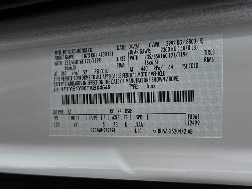 2026 Ford Transit Cargo Van