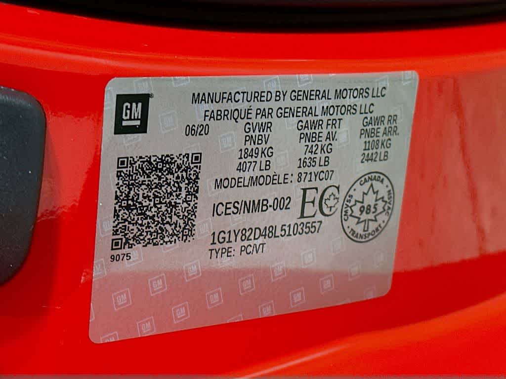 2020 Chevrolet Corvette 3LT