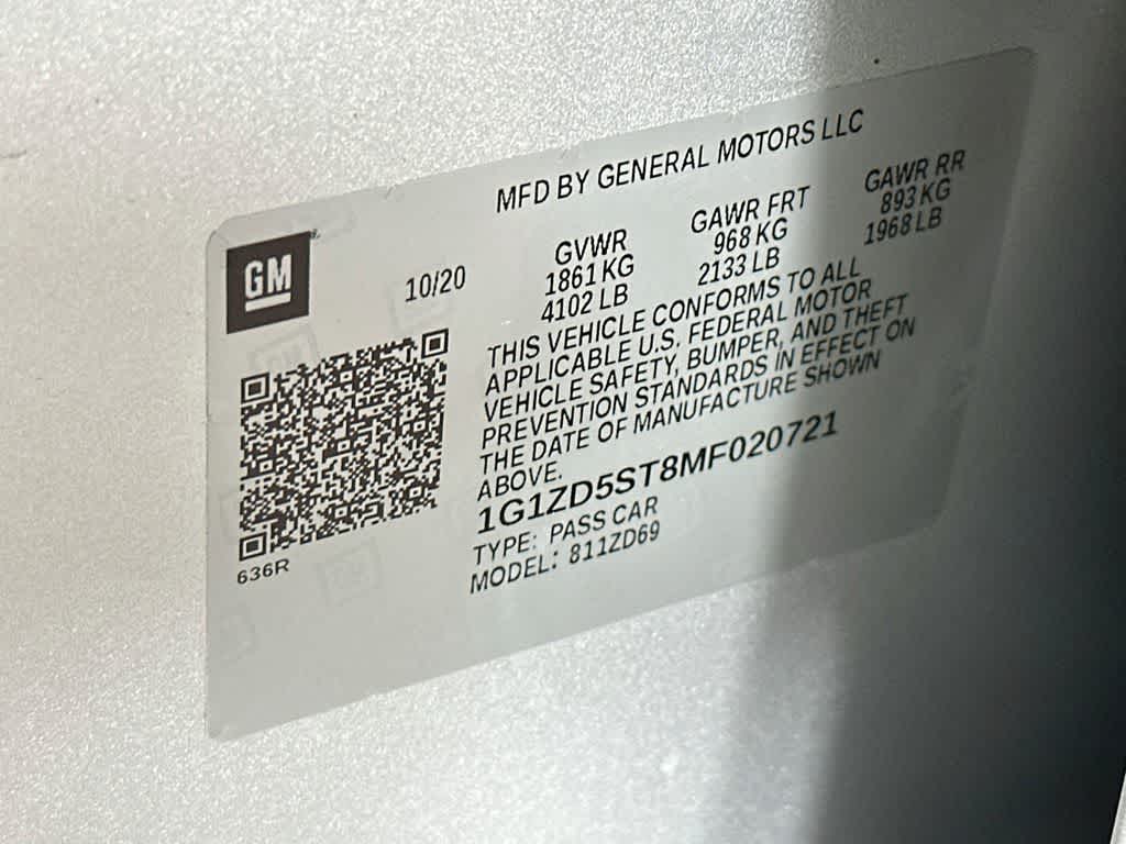 2021 Chevrolet Malibu LT
