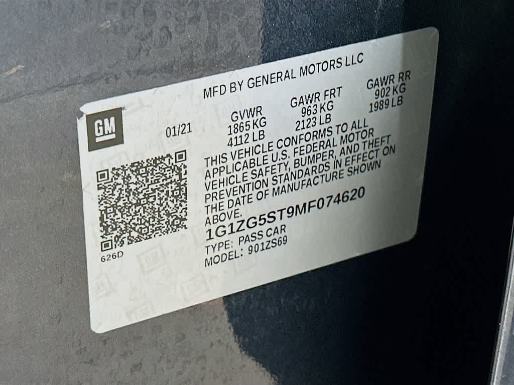 2021 Chevrolet Malibu RS