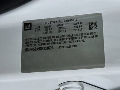 2016 Buick Verano Base