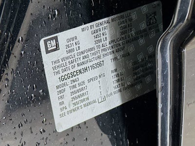 2017 Chevrolet Colorado 2WD LT