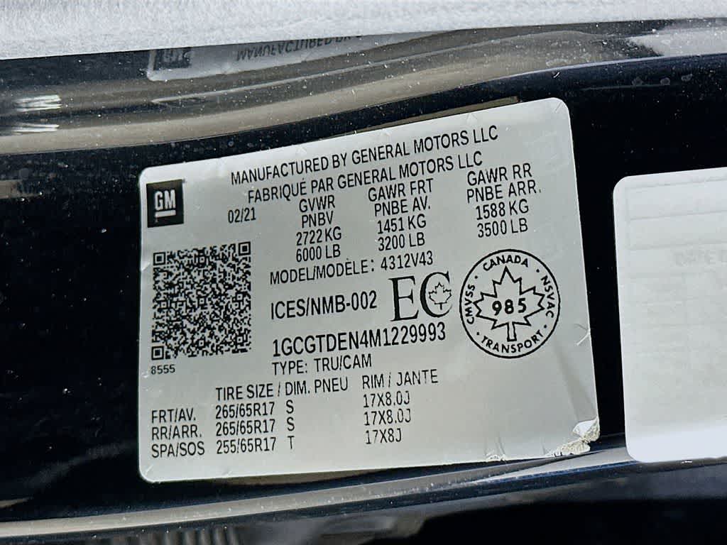 2021 Chevrolet Colorado 4WD Z71