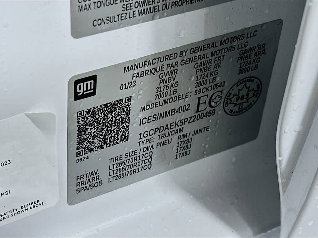 2023 Chevrolet Silverado 1500 Work Truck