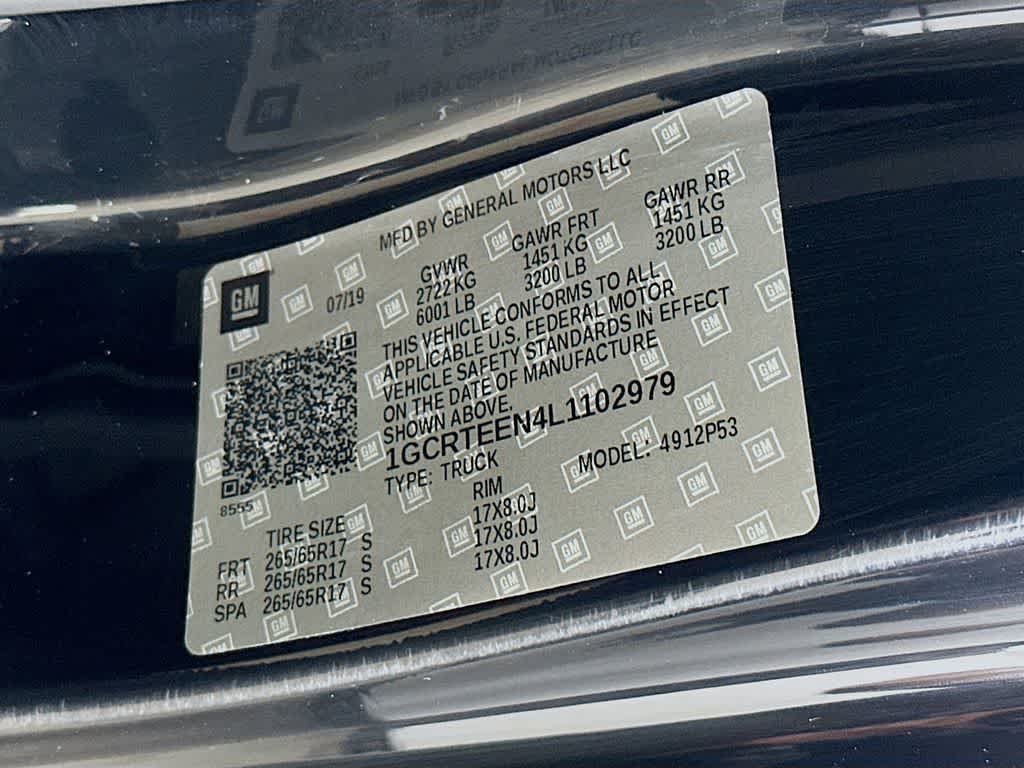 2020 Chevrolet Colorado 4WD ZR2