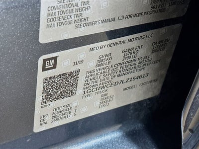 2020 Chevrolet Silverado 1500 LT