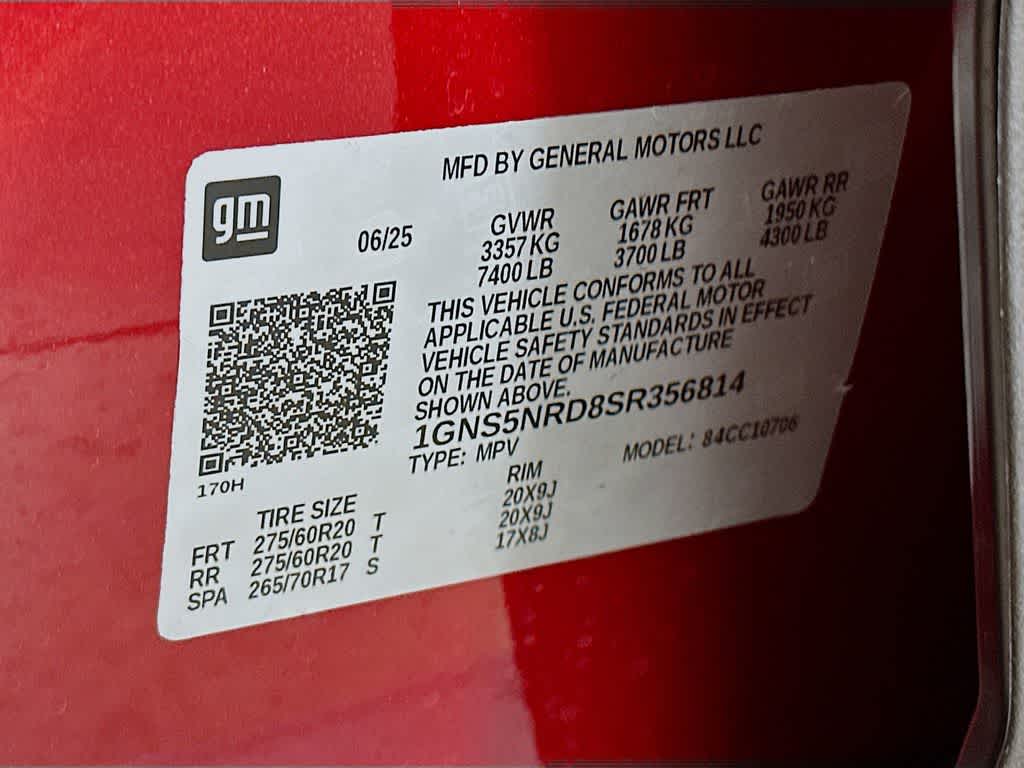 2025 Chevrolet Tahoe LT