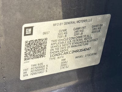 2017 Chevrolet Tahoe LS