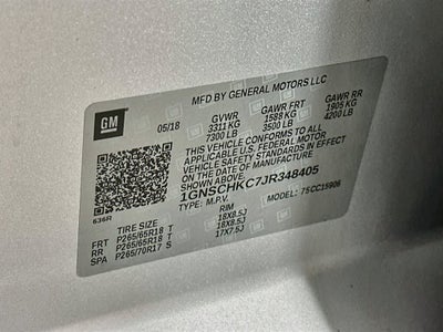 2018 Chevrolet Suburban LT