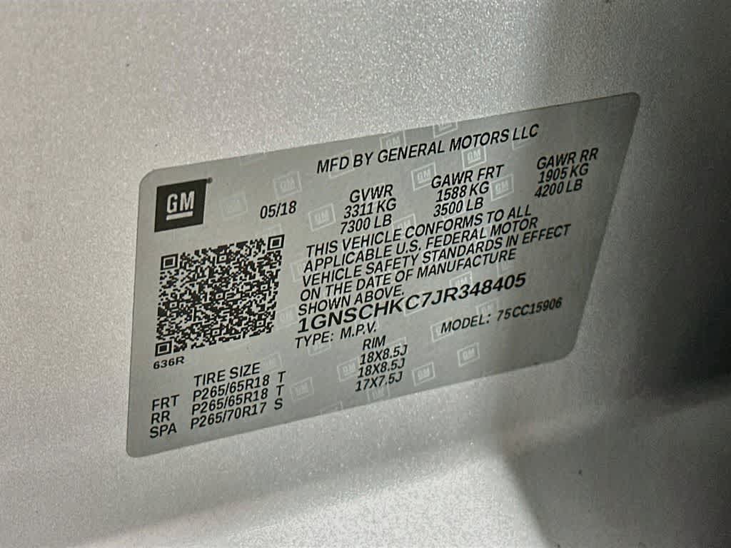 2018 Chevrolet Suburban LT