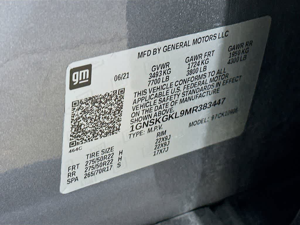 2021 Chevrolet Suburban High Country