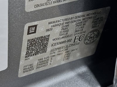 2020 GMC Sierra 1500 AT4