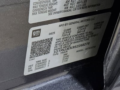 2025 GMC Sierra 1500 Elevation