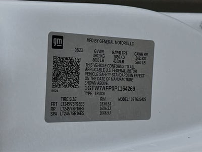 2023 GMC Savana Cargo Van Work Van