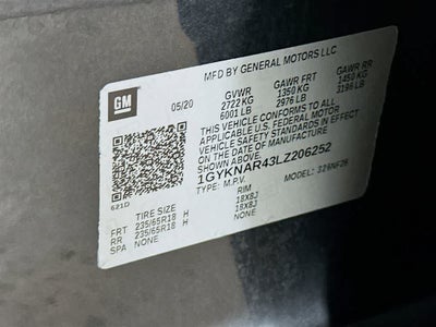 2020 Cadillac XT5 Luxury FWD